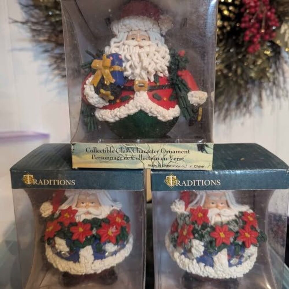 Traditions collectibles glass ornaments